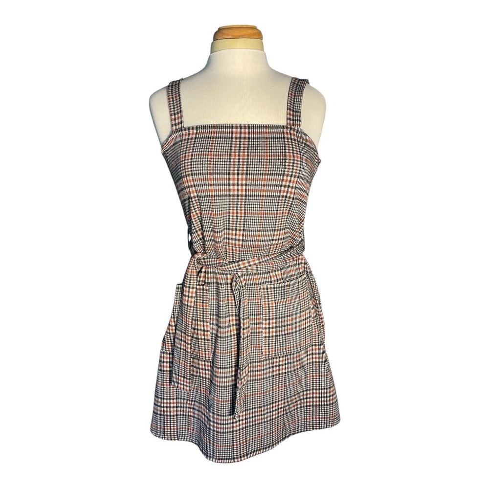 F&F Plaid Dress - Black, White, and Red